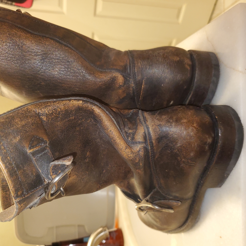 Frye Brown Ankle Boots - Picture 3 of 4